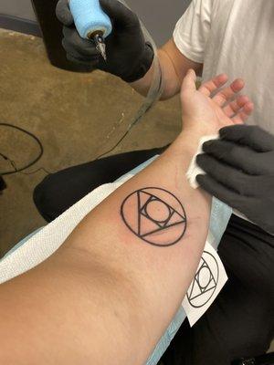 Seal of Alchemy, Geometric Symbol Tattoo