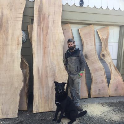 Unique live edge slabs