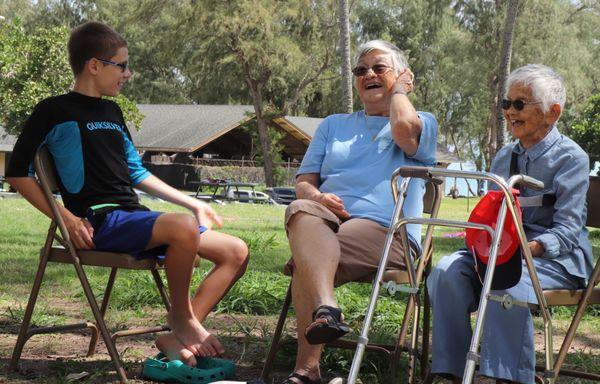 July 4th Picnic in the Park at Waimanalo Beach