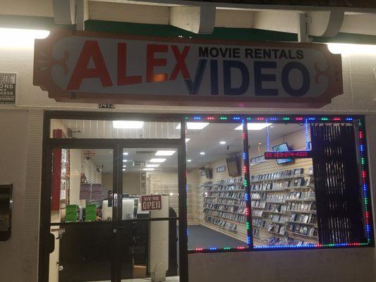 Video store.