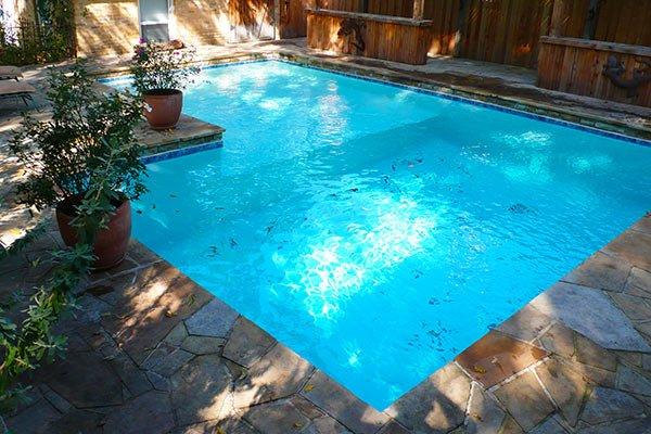 The oldest residential pool in Dallas after a Crystal Clear renovation.