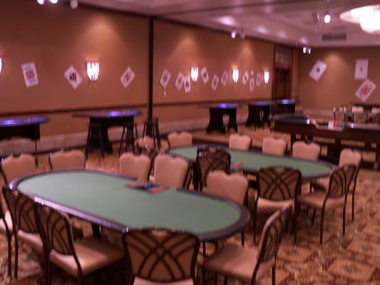 Poker, Blackjack and Craps set up