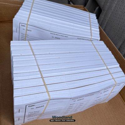 Receipt books