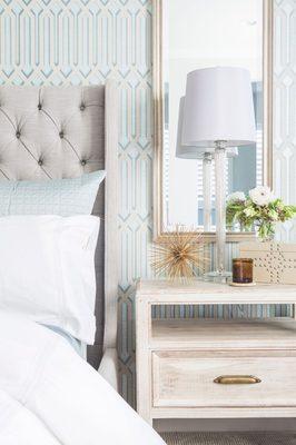 Loving how the details of this Master Bedroom project came together!