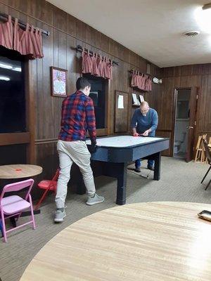 Air hockey?  Heck yes!!!  Great times.