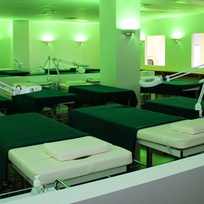 Skin Care Clinic room in Christine Valmy International School for Esthetics & Cosmetology