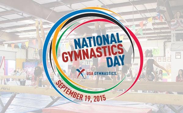 Join us for National Gymnastics Day! Saturday, Sept 19th!