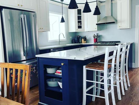 Kitchen Island Paint Job