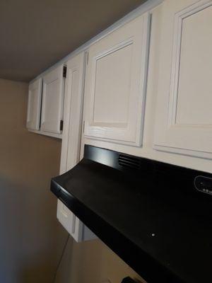 Interior painting project cabinets Westerly Rhode Island