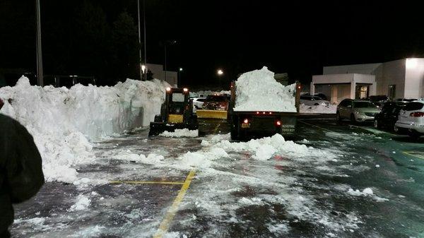 Moving 31" of snow. 2016