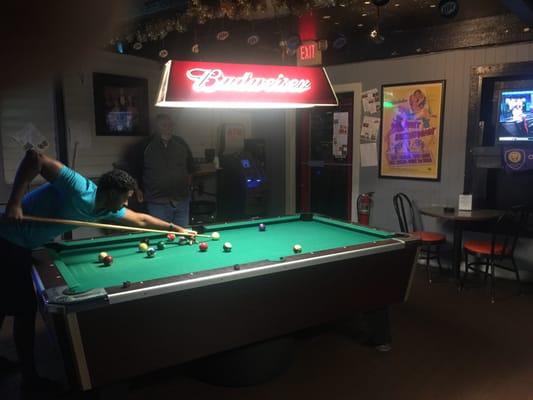 APA pool players 8-ball Monday league night!