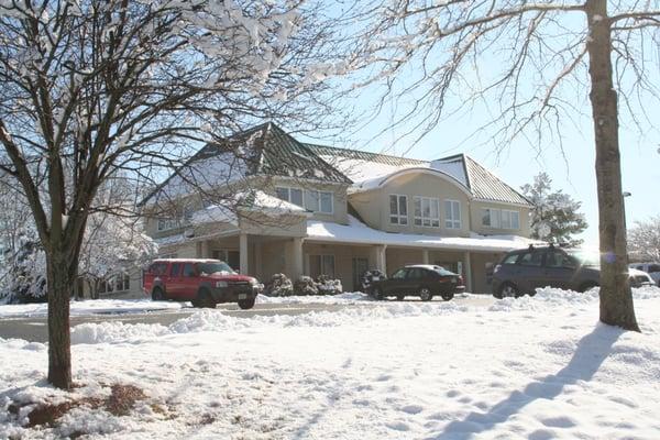 Watkins office in the snow, Feb. 2012