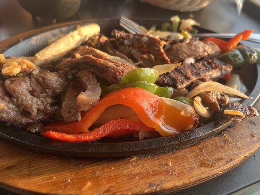 Steak fajitas