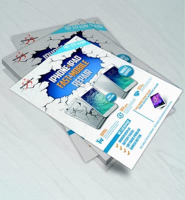 High quality and visually appealing graphic design that bring customers straight through you door!