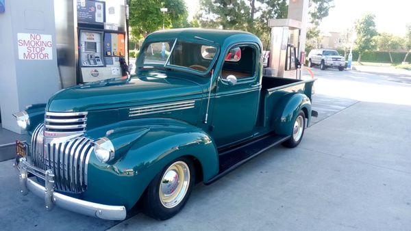 This 1941 Chevy 1/2 ton pickup belongs to myself and my father. It has been in our family since 1970.