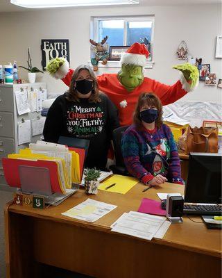 The Grinch visited LPM.