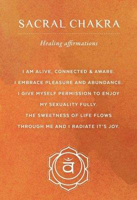 Sacral Chakra affirmations