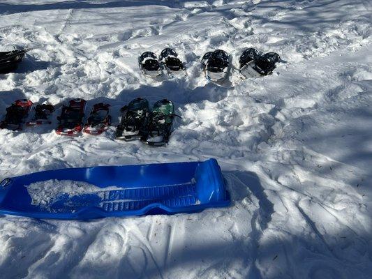 Snowshoeing