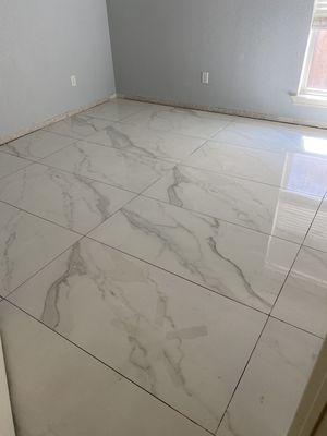 At look at the process for tile install