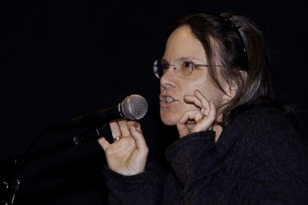 Poet Carolyn Forche reads from her book Blue Hour at The Writer's Center's 33rd Birthday Celebration.