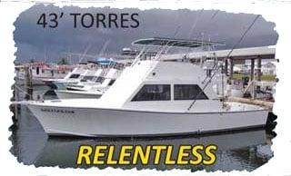 RELENTLESS Sport fishing boat