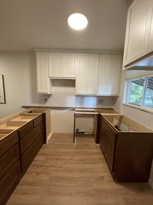 Full kitchen after installation.