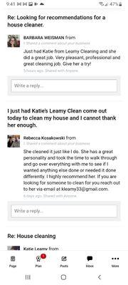 Leamy Clean Reviews from customers