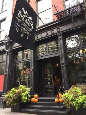 Front entrance of the store on West Broadway and Broome Street