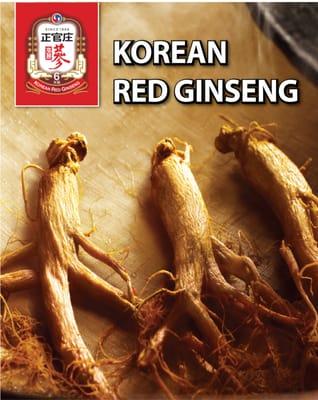 Cheong-Kwan-Jang 6-year-old Korean Red Ginseng. Our brand has existed for over 115 years (Since 1889)!