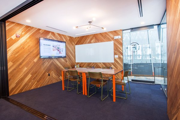 Wework New York  Fulton Train station Conference room