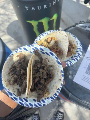 Chorizo & Carne Asada Tacos (Amazing!)