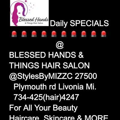 Specializing in ALL PHASES of HAIR CARE and BEAUTY NEEDS