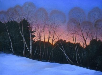 "Snowed in, Brunswick" o/c 30 x 40 inches Eliza Auth www.elizaauth.com