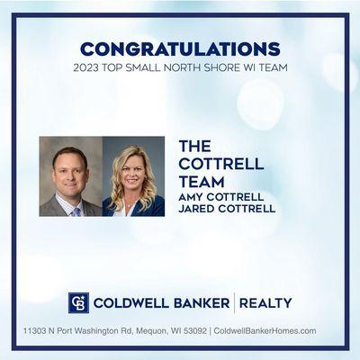 Top Northshore Sales producing Agents. Jared and Amy Cottrell at The Cottrell Team