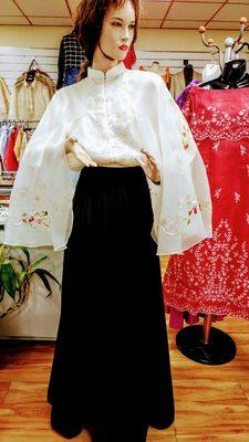 Elegant Ladies Barong with Cape.. Modern style. Thank you