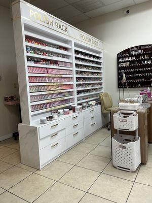 Nail bar area :)