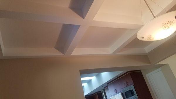 Painted ceiling