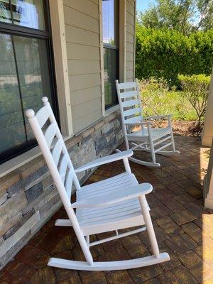 My porch , nice and clean