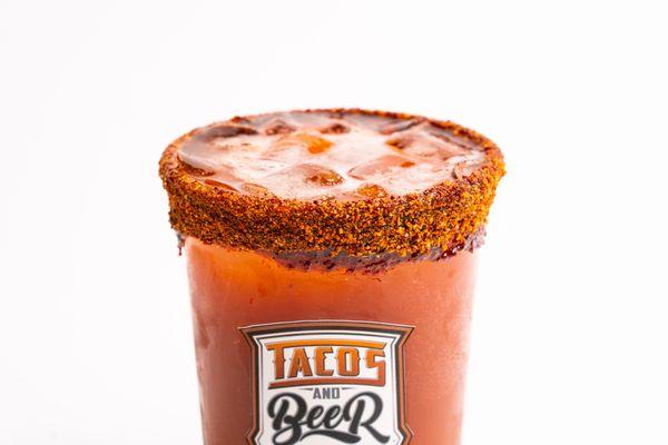 Our World Famous Michelada!!! 
Get it with either Original, Mango or Tamarindo Mix.