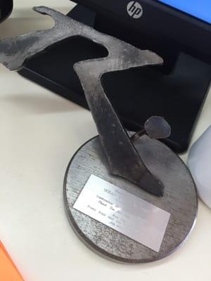 Rip Curl's 25 year award...cool.