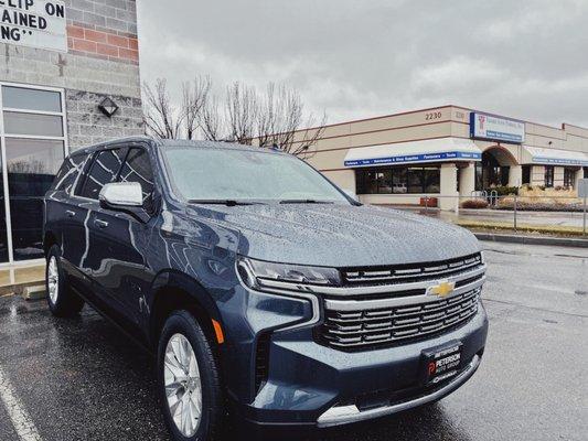 Chevrolet Suburban with XPEL paint protection film.