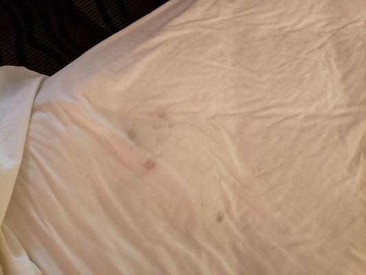 Stained sheets