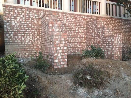 Retaining wall repair