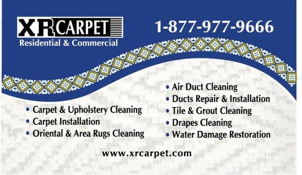 XR Water Damage & Carpet Cleaning