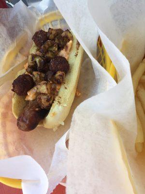 RVA Dog. Not pretty but delicious!