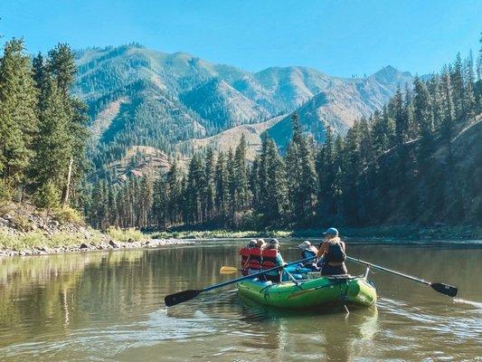 Rafting on the Main Salmon with Salmon River Lodge