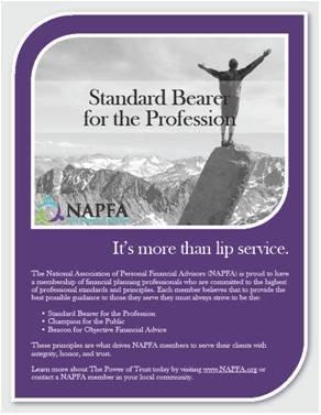 NAPFA Registered         "Fee-Only" Certified Financial Planner