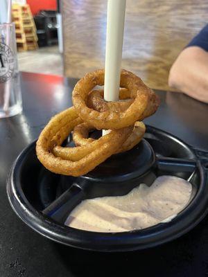 The best beer battered onion rings!