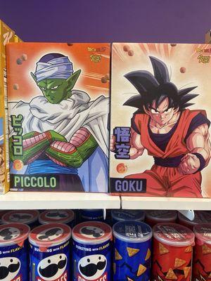 Animé themed cereal boxes