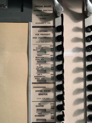 1980 voting booth